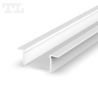 LED profilis P14-2 – 3000 mm – Baltas RAL9003