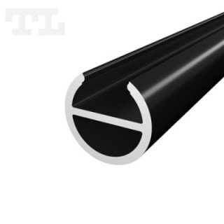 LED profilis P19-1 – 1000 mm – Juodas RAL9005