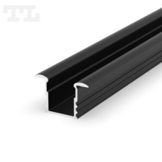 LED profilis P18-1 – 1000 mm – Juodas RAL9005