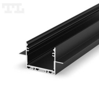 LED profilis P22-2 – 1000 mm – Juodas RAL9005