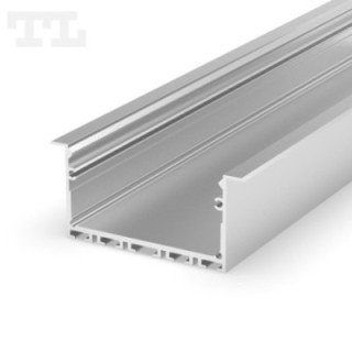 LED profilis P23-1 – 2000 mm – Anoduotas