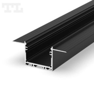 LED profilis P22-7 – 1000 mm – Juodas RAL9005