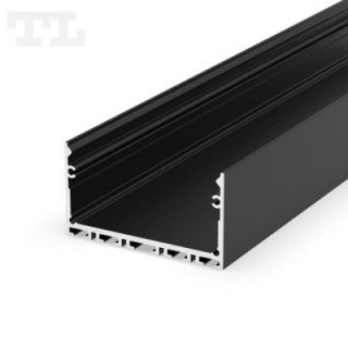 LED profilis P23-3 – 2000 mm – Juodas RAL9005
