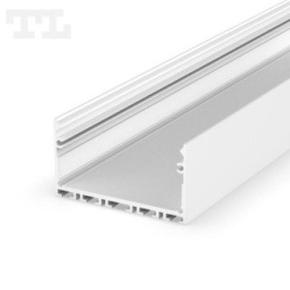 LED profilis P23-3 – 1000 mm – Baltas RAL9003