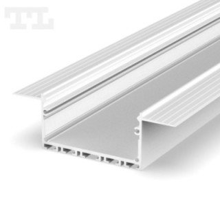 LED profilis P23-7 – 2000 mm – Baltas RAL9003