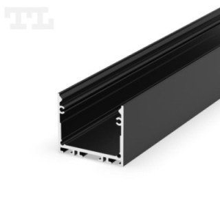 LED profilis P22-3 – 1000 mm – Juodas RAL9005