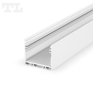 LED profilis P22-3 – 3000 mm – Baltas RAL9003