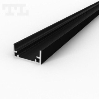 LED profilis P11-1 – 2000 mm – Juodas RAL9005