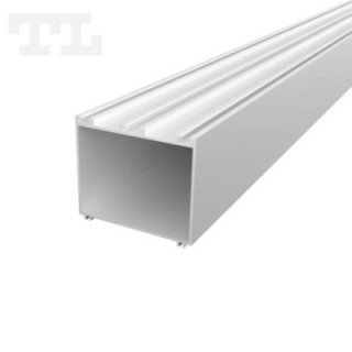 LED profilis P23-4 – 2000 mm – Baltas RAL9003