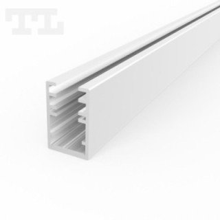 LED profilis P10-4 – 2000 mm – Baltas RAL9003