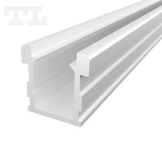 LED profilis P24-1 – 3000 mm – Baltas RAL9003