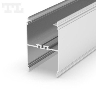 LED profilis P1-1 Komplet – 2000 mm – Neapdorotas