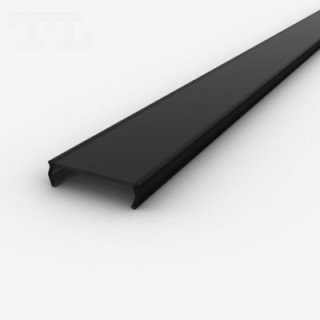 Gaubtas C15 – 3000 mm – Juoda Matinis baltas