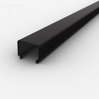 Gaubtas C11 – 1000 mm – Juoda Matinis baltas