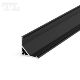 LED profilis P3-2 – 1000 mm – Juodas RAL9005