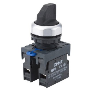 3 padėčių perjungimo jungiklis (juodas), 2 NO