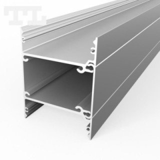 LED profilis P23-10 – 2000 mm – Anoduotas