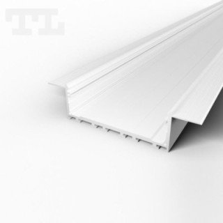 LED profilis P27-7 – 2000 mm – Baltas RAL9003