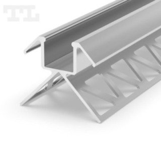 LED profilis P17-3 – 2000 mm – Anoduotas