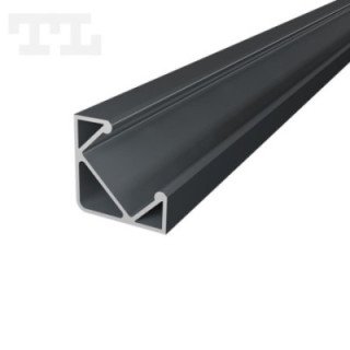 LED profilis P3-1 – 1000 mm – Grafitinis RAL7016