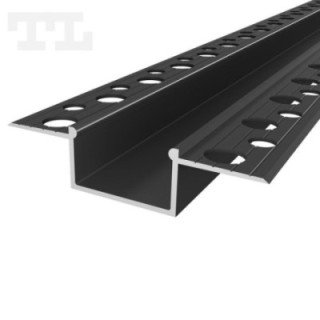 LED profilis GK14-3 – 3000 mm – Juodas RAL9005