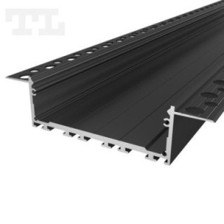 LED profilis GK27-7 – 1000 mm – Juodas RAL9005