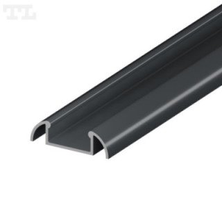 LED profilis P2-1 – 2000 mm – Grafitinis RAL7016