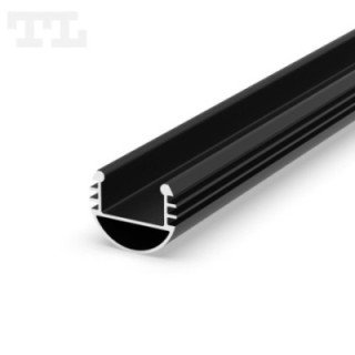 LED profilis P8-1 – 1000 mm – Grafitinis RAL7016