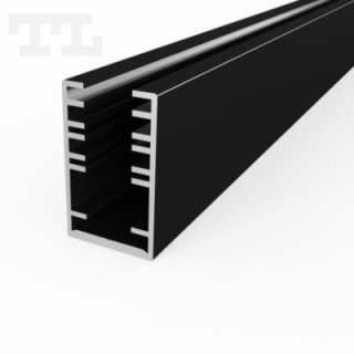 LED profilis P10-3 – 2000 mm – Grafitinis RAL7016
