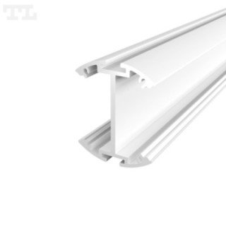 LED profilis P22-8 – 1000 mm – Baltas RAL9003