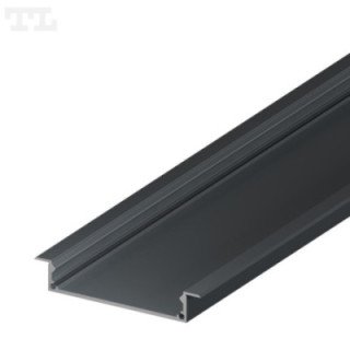 LED profilis P21-1 – 2000 mm – Grafitinis RAL7016