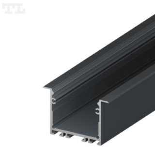 LED profilis P22-1 – 1000 mm – Grafitinis RAL7016