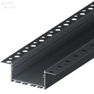 LED profilis GK23-7 – 2000 mm – Grafitinis RAL7016