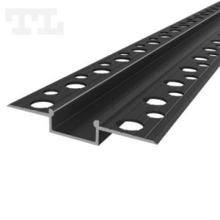 LED profilis GK6-3 – 3000 mm – Juodas RAL9005