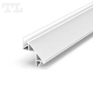 LED profilis P12-1 – 1000 mm – Baltas RAL9003