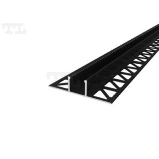 LED profilis P17-2 – 1000 mm – Juodas RAL9005