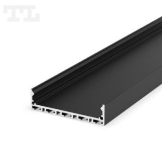LED profilis P20-1 – 3000 mm – Juodas RAL9005