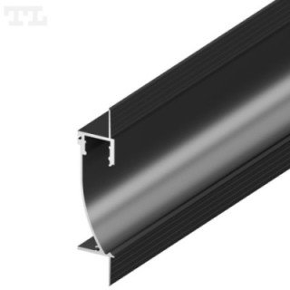 LED profilis P26-3 – 2000 mm – Juodas RAL9005