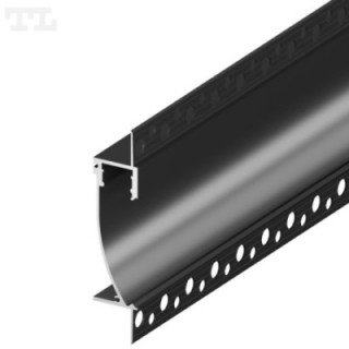 LED profilis GK26-3 – 3000 mm – Juodas RAL9005
