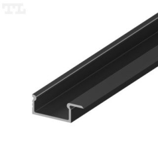 LED profilis P6-2 ½ – 1000 mm – Juodas RAL9005