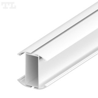 LED profilis P23-8 – 3000 mm – Baltas RAL9003