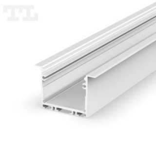 LED profilis P22-1 – 3000 mm – Baltas RAL9003