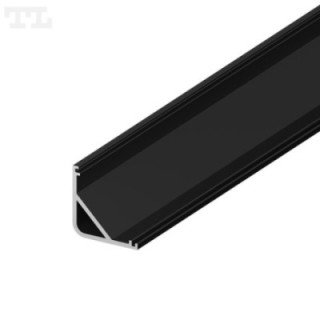 LED profilis P3-6 – 3000 mm – Juodas RAL9005