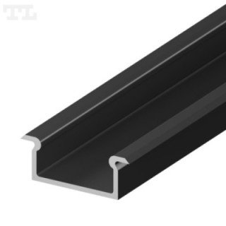 LED profilis P6-5 – 1000 mm – Juodas RAL9005