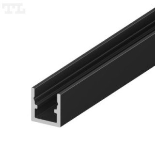 LED profilis P4-4 Linia MIKRO BLACK Anoda – 2000 mm