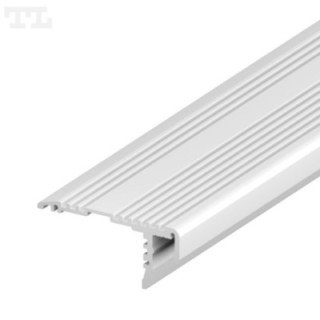 LED profilis P12-2 – 2000 mm – Baltas RAL9003