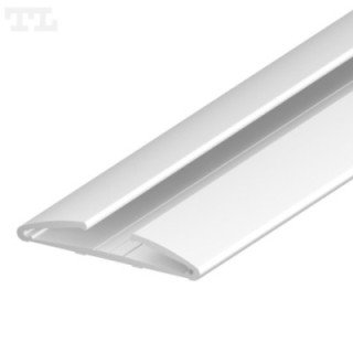 LED profilis P2-2 – 2000 mm – Baltas RAL9003