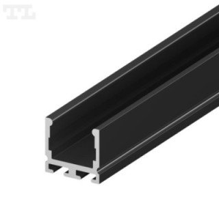 LED profilis P5-4 – 2000 mm – Juodas RAL9005