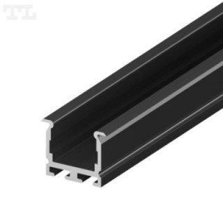 LED profilis P18-4 – 1000 mm – Juodas RAL9005