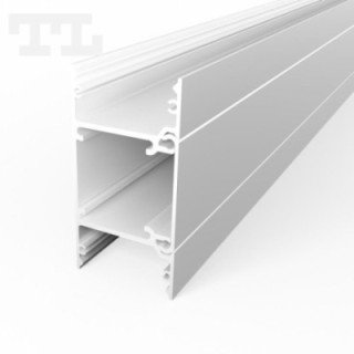 LED profilis P22-10 – 3000 mm – Baltas RAL9003